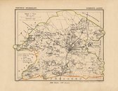 Historische kaart, plattegrond van gemeente Aalten in Gelderland uit 1867 door Kuyper van Kaartcadeau.com
