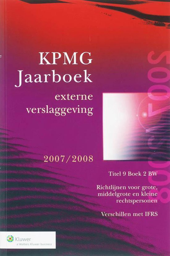 KPMG Jaarboek 2007/2008 - none | Northernlights300.org