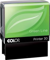 4x Colop stempel Green Line Printer Printer 30, max. 5 regels, voor Nederland, ft. 18x47mm