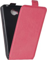 Shop4 - Huawei Y6 Pro (2017) Hoesje - Flip Case Cabello Roze
