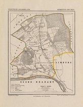 Historische kaart, plattegrond van gemeente Heumen in Gelderland uit 1867 door Kuyper van Kaartcadeau.com