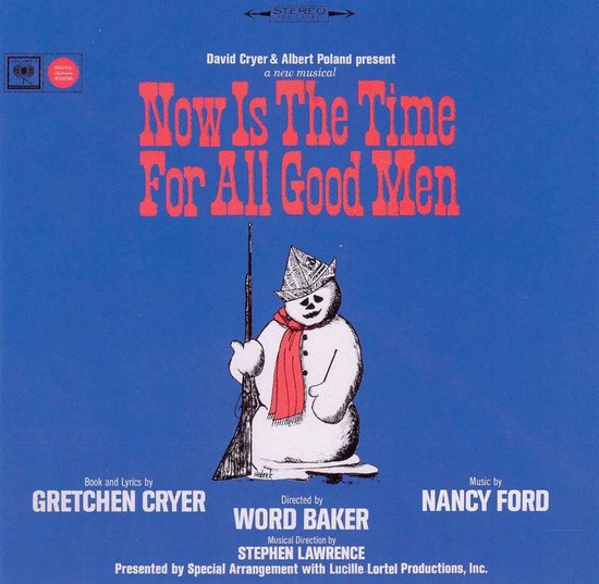 Now is the time for all good men original broadway cast cd album