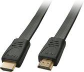 LINDY HDMI Aansluitkabel HDMI-A stekker, HDMI-A stekker 0.50 m Zwart 36995 HDMI-kabel