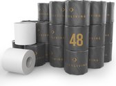 LuxerLiving - Papier toilette en Bamboe 3 couches - Ultra doux - Pack économique de 48 rouleaux de papier toilette - Papier toilette confort ultime - Résistance supérieure - Absorption maximale et non pelucheux