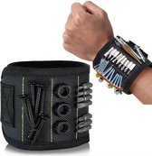 Bracelet magnétique - idéal pour les électriciens et les bricoleurs - Bracelet pour Vis - Bracelet de travail - Bracelet avec aimants - Réparation - Bricolage - Construction - Hobby - Rénovation - Aimants puissants