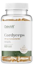 Cordyceps - 500mg - 40% polysachariden - Vegan - 60 Capsules - OstroVit