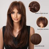 Vrouwen Natuurlijke Kijken Synthetische Pruiken - Women's Wigs-23,4 x 17,4 x 5,2 cm; 350 gram