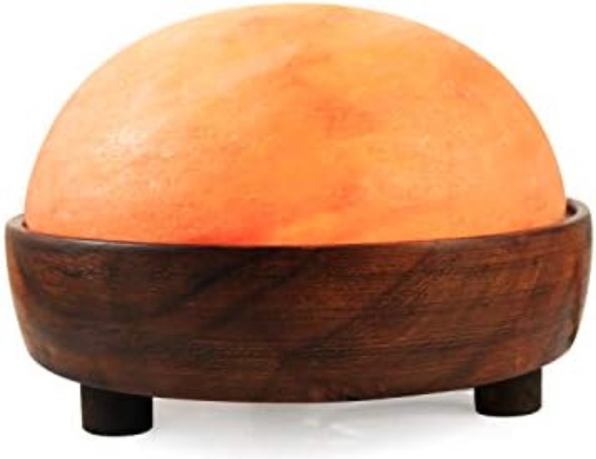 Zoutlamp Himalayazout Zoutlamp Nachtlampje Zoutlamp Maan Himalaya Zoutlamp Zoutsteen Lamp Halve maan 5.04kg