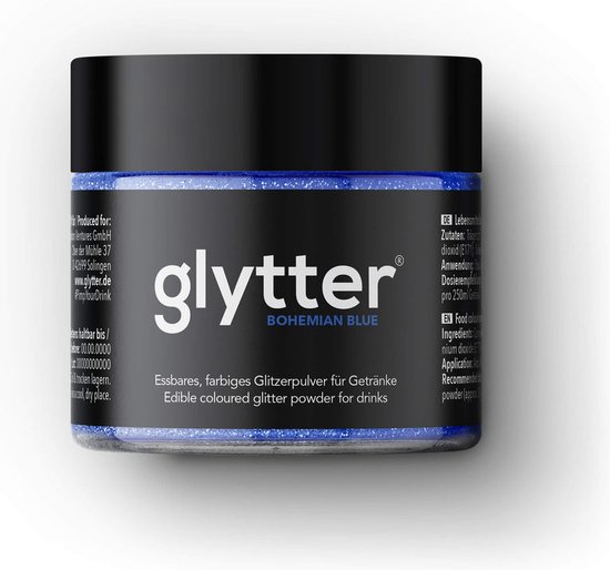 Glytter - Glitter voor Drankjes - Bohemian Blue