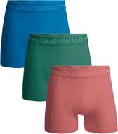 Muchachomalo Heren Boxershorts - 3 Pack - Maat M - 95% Katoen - Mannen Onderbroeken