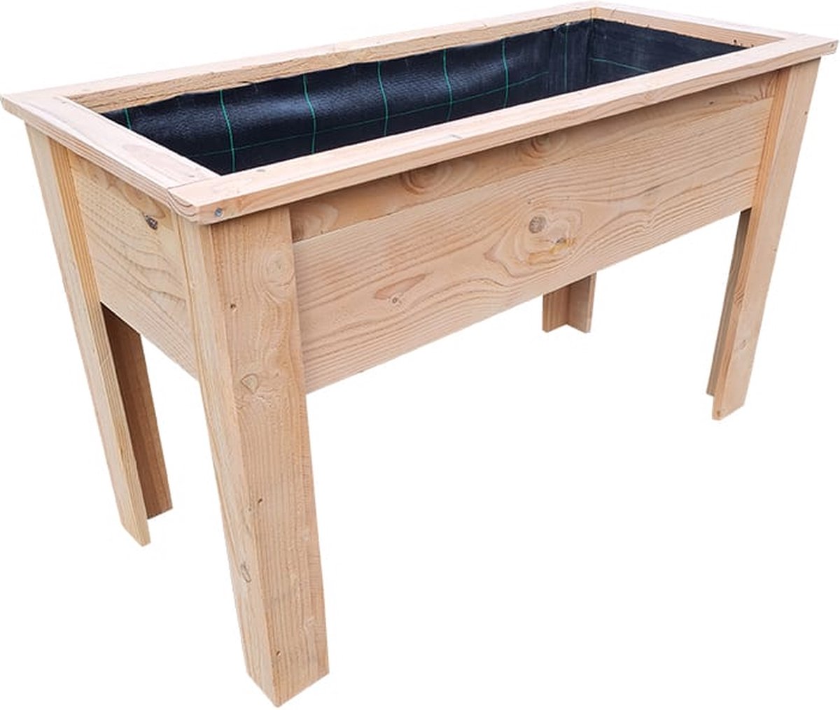 Muntel® Kweektafel - Op poten - Met worteldoek - Hout - Geïmpregneerd - Rechthoekig