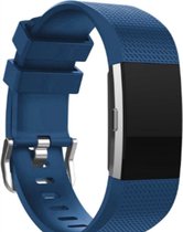 New Age Devi - "Fitbit Charge 2 Armband - Siliconen Sportband - Activity Tracker - Cyan - Large"