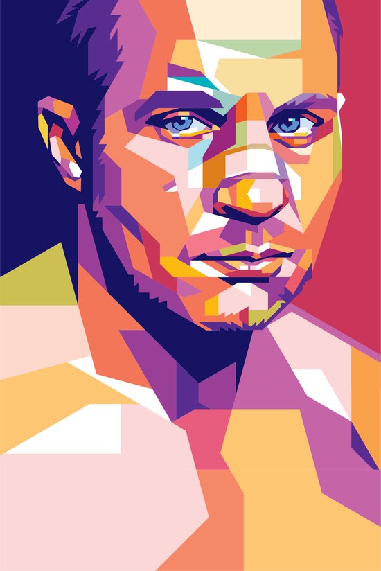 Fedor Emelianenko Poster | UFC | MMA Poster | GOAT | Fjodor Jemeljanenko | 61x91cm | Wanddecoratie | Muurposter | Pop Kunst | Sport Poster | Geschikt om in te lijsten