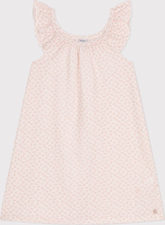 Petit Bateau Katoenen nachthemd met bloemen voor kinderen Meisjes Nachthemd - Roze - Maat 110