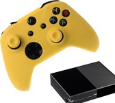 Gadgetpoint | Siliconen Game Controller(s) Hoesjes | Performance Antislip Skin Beschermhoes | Softcover Grip Case | Accessoires geschikt voor Xbox One | Geel | Vaderdag Cadeau