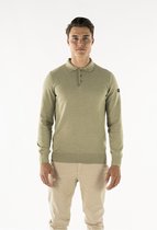 Presly and sun Heren knitted polo-Brad-Wasabi-L
