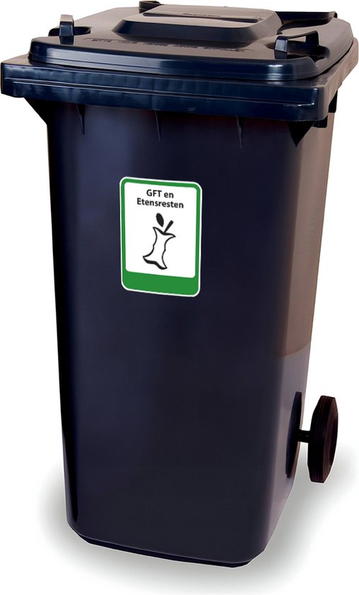 Kliko stickervel - Gft en Etensresten - container sticker - afvalbak stickers - vuilnisbak - CoverArt