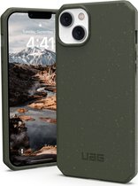 Geschikt voor Urban Armor Gear Apple iPhone 14 Plus Outback Bio Hoesje Groen