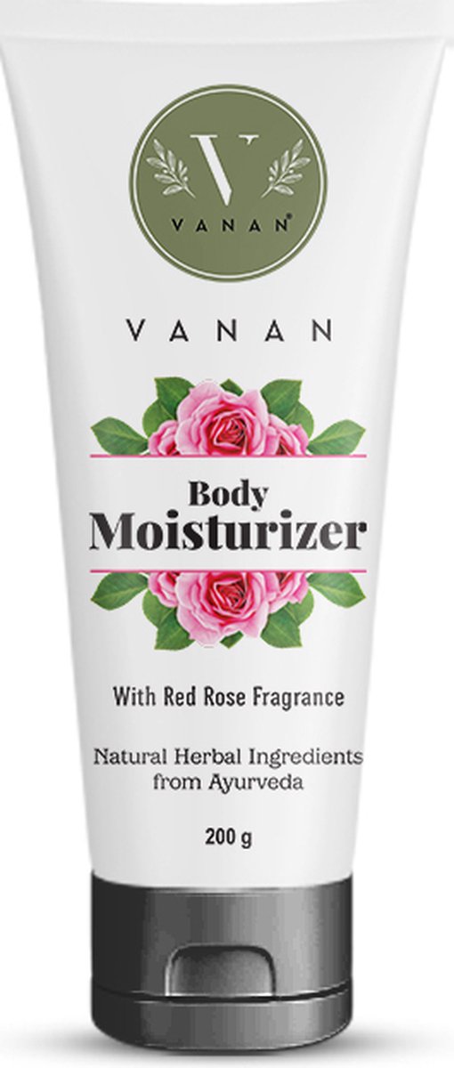 Vanan Body moisturizer red rose 200 Gram