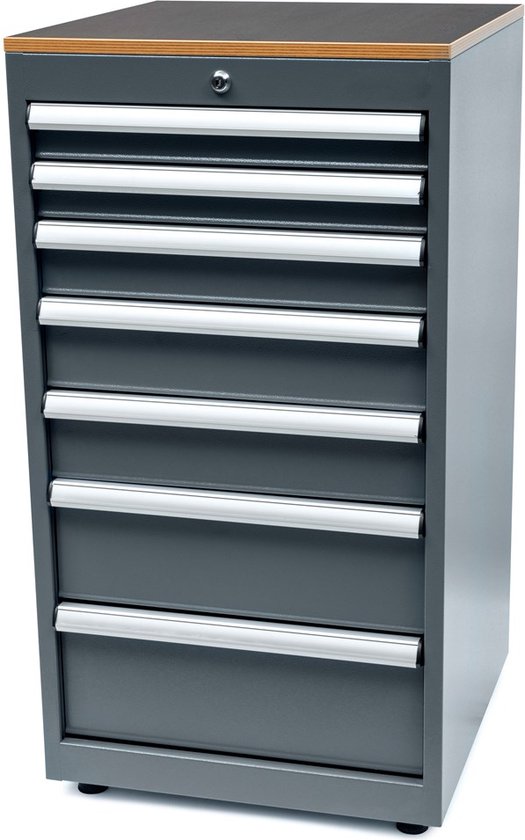 Huvema - Armoire à outils 7 tiroirs - BL 7D 560x570x1048 CG