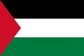Vlag Palestina 90 cm x 150 cm - Palestina Vlag Decoratie Feestartikel