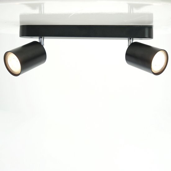 EGLO Reciso-E Spot - Plafondspot - GU10 - 30 cm - Zwart