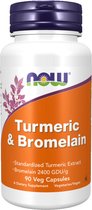 NOW Foods - Turmeric & Bromelain (90 capsules)