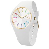 Ice Watch Ice Cosmos - Rainbow White 021342 Horloge - Siliconen - Wit - Ø 34 mm