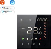 New 2023 Thermostat intelligent Tuya ME82LED – 3x1 pour chaudière à gaz/chauffage de l'eau/chauffage électrique au sol (y compris capteur de sol) – Commande vocale – Application et Wifi – Assistant Google et Amazon Alexa