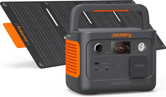 Jackery Explorer 300 plus + SolarSaga 40W – Draagbare Powerstation zonnepaneel