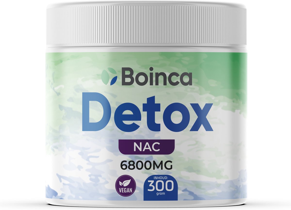Goedkoopste Boinca NAC Detox N Acetyl Cysteine - 6800mg - maanddosering - vitaal ouder - healthy aging