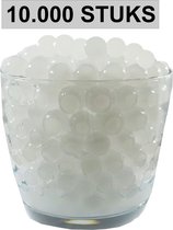 Fako Bijoux® - Waterballetjes - Water Absorberende Balletjes - Gelballetjes - Waterparels - 8-9mm - Wit - 10.000 Stuks