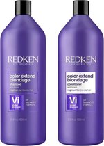 Redken CombiDeal - Color Extend Blondage - Shampoo 1000 ML & Conditioner 1000 ML - voor blond haar