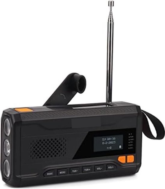 Gratyfied Opwindbare Radio WindUp Radio Noodradio Opwindbaar