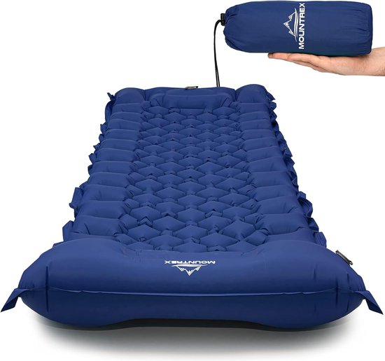 Slaapmat, Outdoor Camping Luchtmatras, Ultralicht & Klein formaat (700 g), Opblaasbaar matras, Slaapmat met voetpomp, Opvouwbaar & Verbindbaar. van Merkloos — afbeelding 3