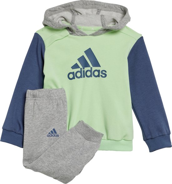 adidas Sportswear Essentials Colorblock Jogger Set Kids - Kinderen - Groen- 104