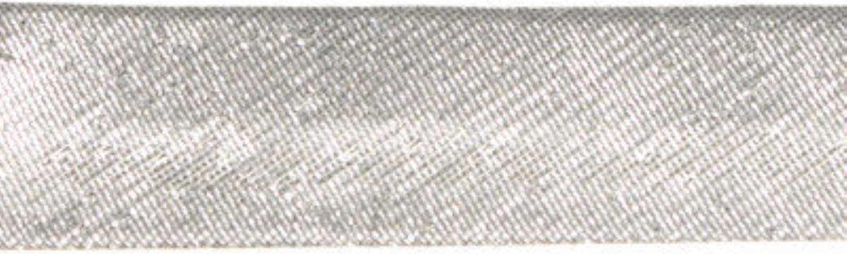 3m Metallic biaisband zilver - zilveren biesband - 13mm breed - zilverkleur metalic - kerst - glitter en glamour - band