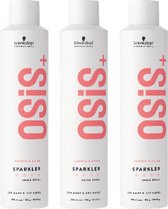 Schwarzkopf OSiS+ Sparkler - Shine Spray - voordeelverpakking - 3 x 300ml