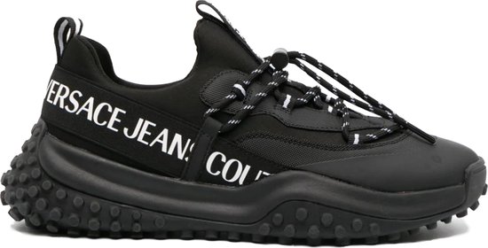 Foto: Versace jeans couture logo print low top sneakers black