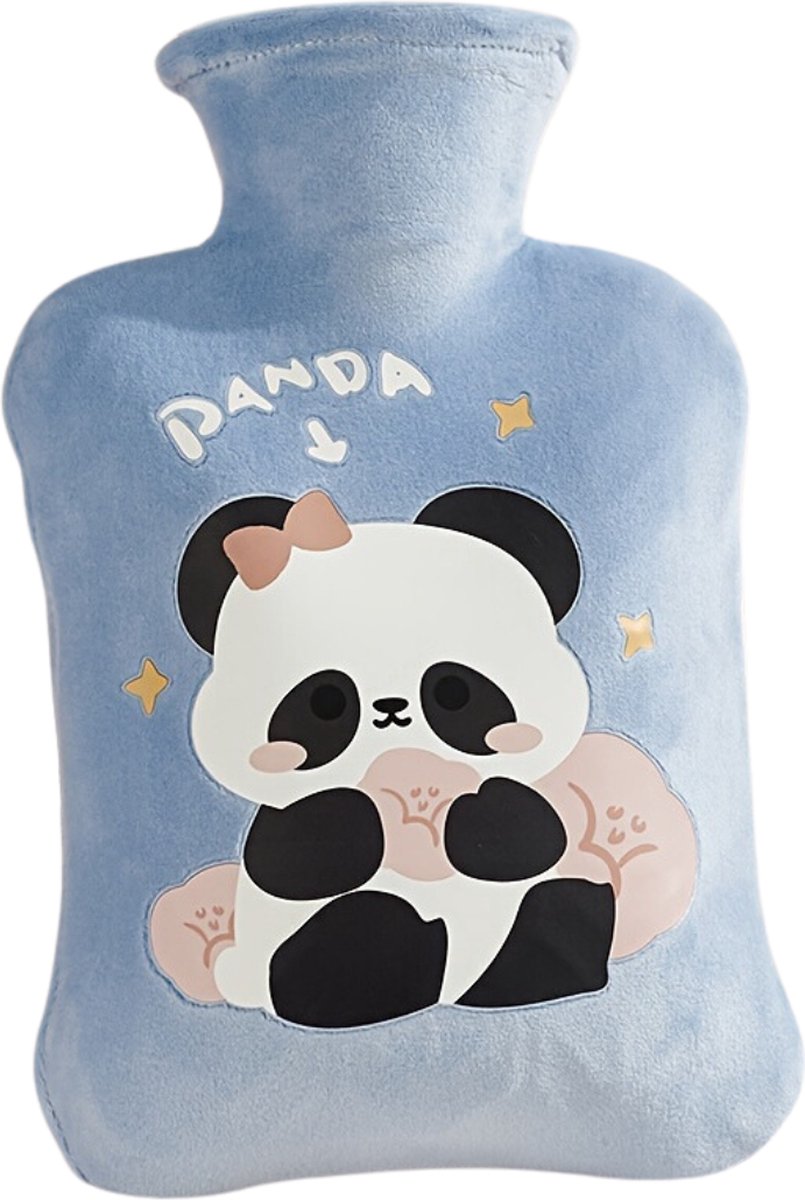 Goedkoopste Livano Warmtekruik - Warmwaterzak Met Hoes - Warmwaterkruik - Warmtekussen - Knuffel Kruik - Bag - Blauw