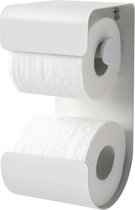 Sealskin Brix - Porte-rouleau papier toilette double - Blanc