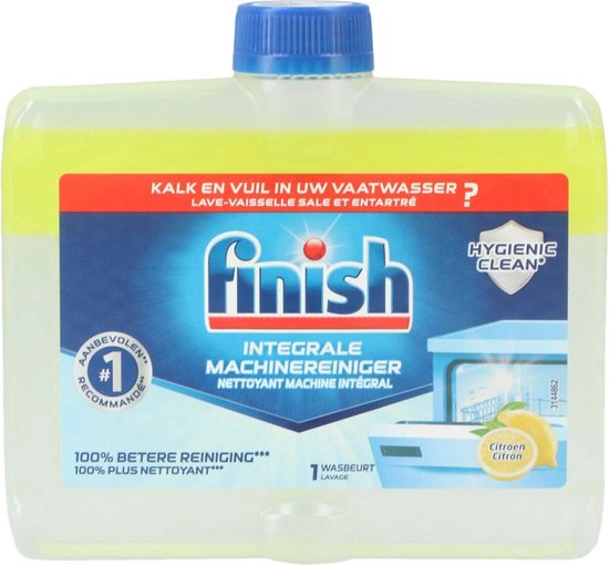 Nettoyant pour lave-vaisselle Finish - Citroen - 250 ml - Pack économique 24 pièces