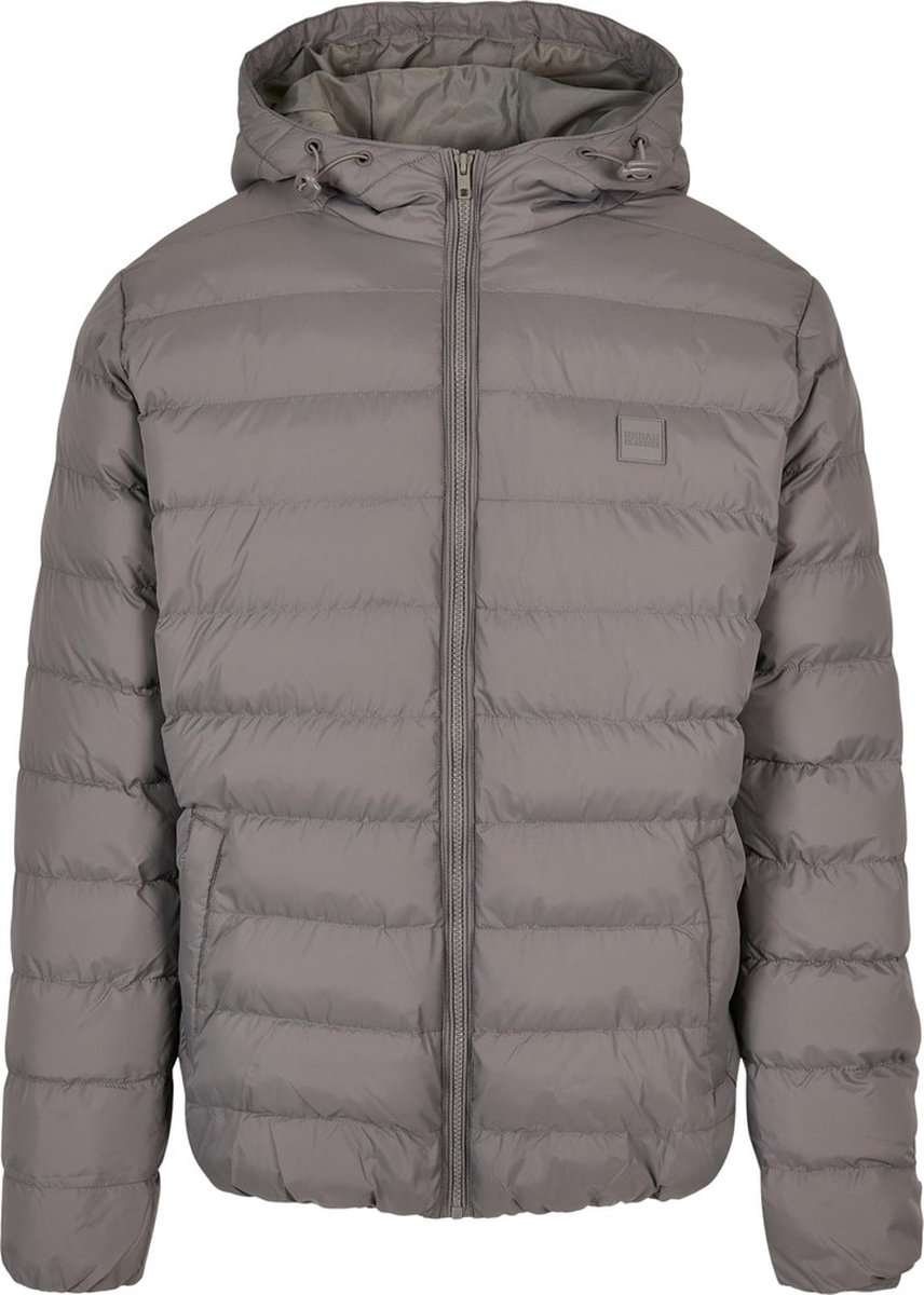 Urban Classics Basic Bubble Gewatteerd jack 3XL Grijs