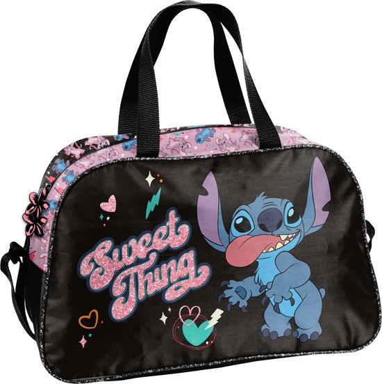 Disney Lilo & Stitch Sac à bandoulière Love Stitch - 40 x 25 x 17 cm -  Polyester