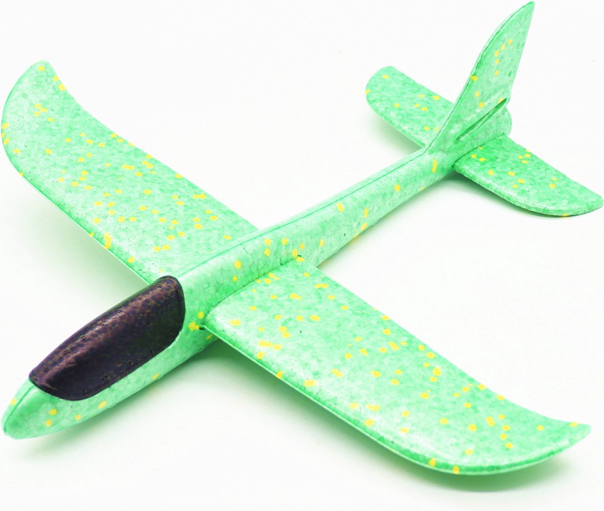 Livano Zweefvliegtuig - Foam - Werpvliegtuig - Speelgoed - Schuim Vliegtuig - Buitenspeelgoed - Jongens - Meisjes - Groen