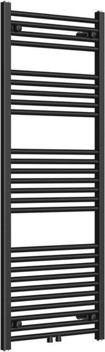 Rosani Classic radiator 60x140cm recht middenaansluiting 661watt mat zwart