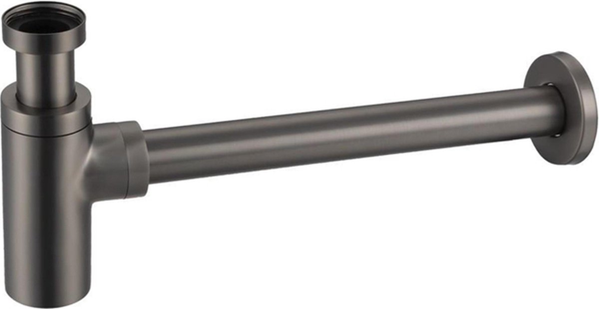 Fortifura Calvi Sifon - PVD - geborsteld gunmetal (antraciet)