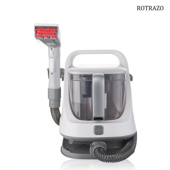 ITEFDTUTNE 400 W waszuiger, tapijtreiniger, ontwikkeld voor gezinnen met huisdieren, meubelreiniger voor tapijt, bank, mat, bekleding, trappen, auto, wit
