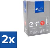 Schwalbe Binnenband - SV12 - 26 inch x 1 1/4 - 27.5 inch x 1.75 - Frans Ventiel - 40mm - Voordeelverpakking 2 stuks