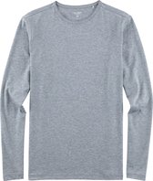 OLYMP Casual modern fit T-shirt - lichtgrijs - Maat: S